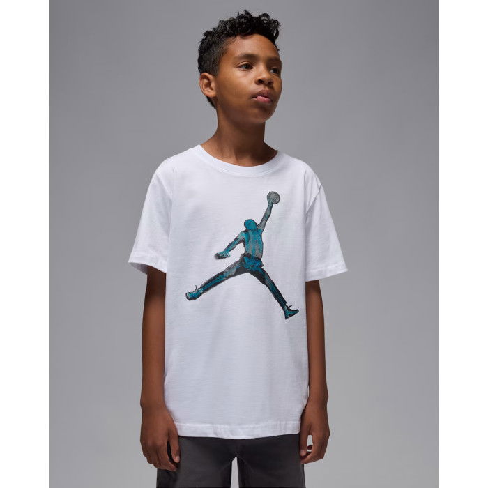 T-shirt Jordan Brand Skeleton Jumpman Enfants White