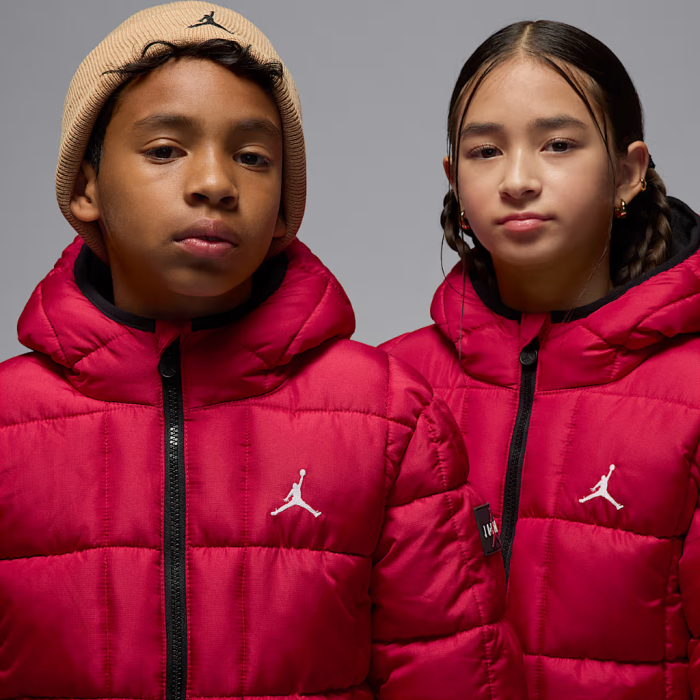 Veste Jordan Essential Midweight Puffer Enfants Gym Red