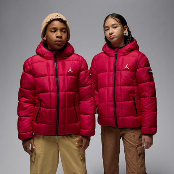 Veste Jordan Essential Midweight Puffer Enfants Gym Red