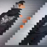 Sweat à capuche oversize Nike NBA Team 31 Club Premium black brilliant orange 