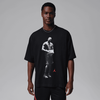 T-shirt Jordan Sport black/infrared 23