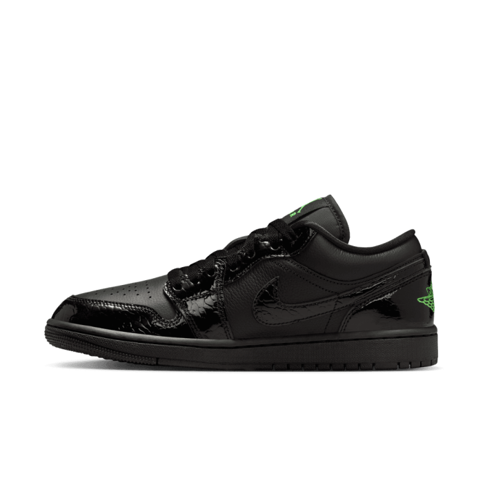 Air Jordan 1 Low Se black/scream green-black-black