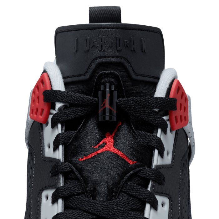 Jordan Spizike Low black/gym red-wolf grey-white