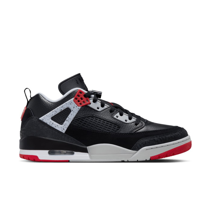 Jordan Spizike Low black/gym red-wolf grey-white