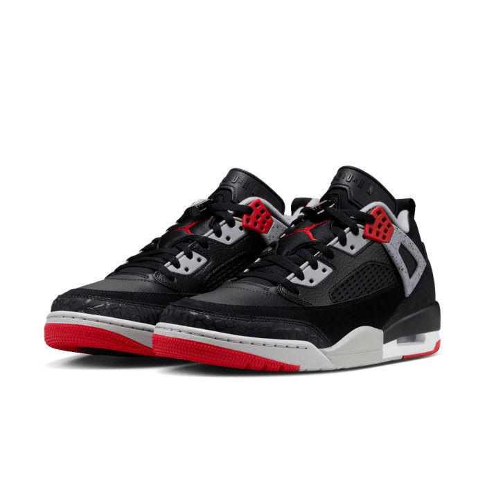 Jordan Spizike Low black/gym red-wolf grey-white
