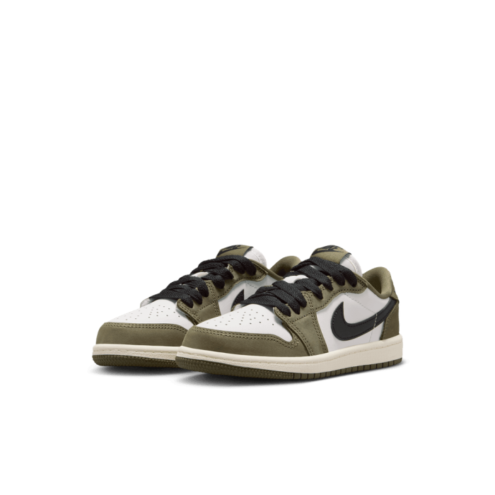 Air Jordan 1 Retro Low OG Medium Olive Enfants PS