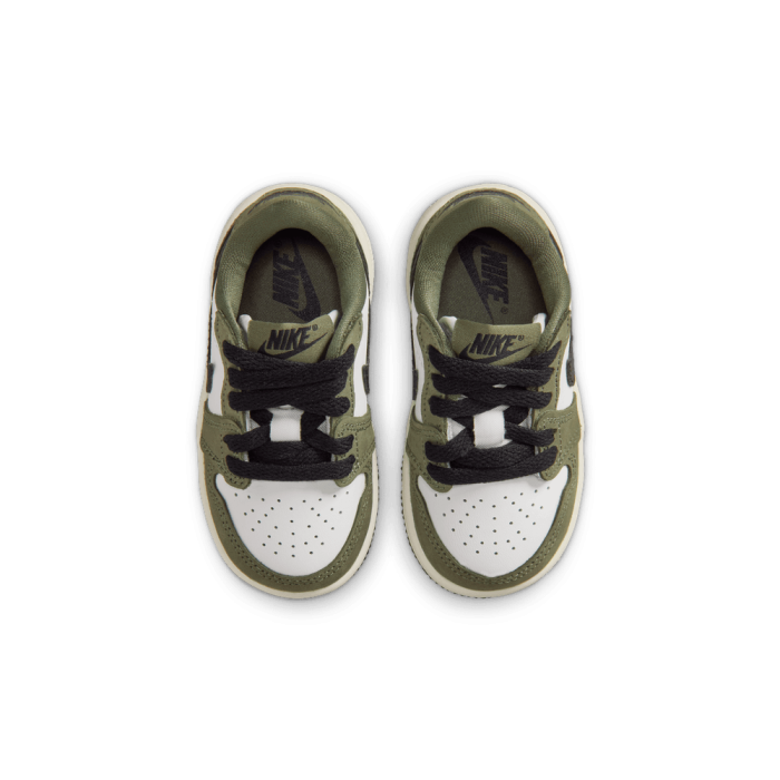 Air Jordan 1 Retro Low OG Medium Olive Bébés TD