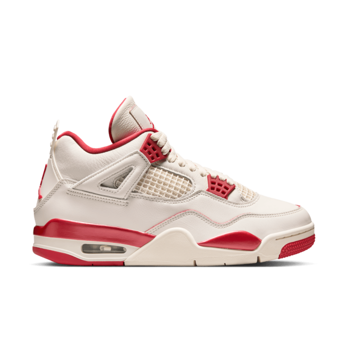 Air Jordan 4 Retro WMNS Valentine's Day Sierra Red