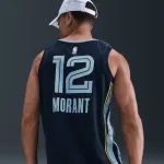 Color Bleu du produit Maillot NBA Ja Morant Memphis Grizzlies Nike Icon...