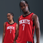 Color Rouge du produit Maillot NBA Kevin Durant Houston Rockets Nike Icon...