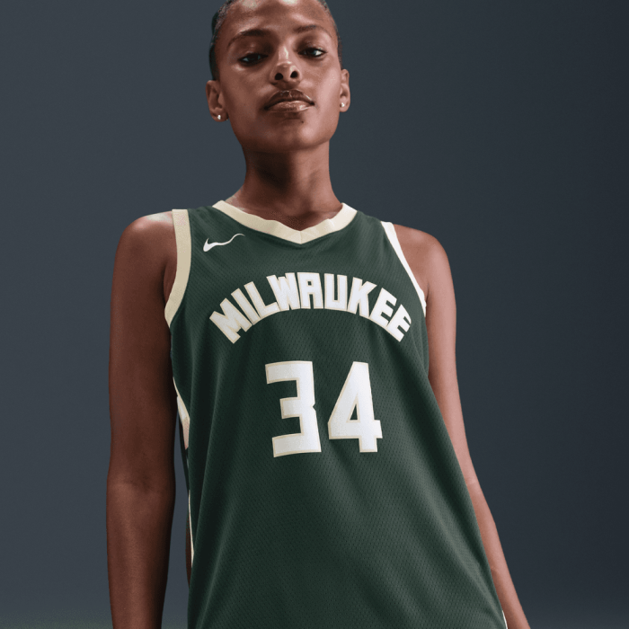 Maillot NBA Giannis Antetokounmpo Milwaukee Bucks Nike Icon Edition 2022/23 Swingman