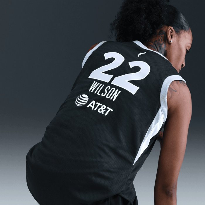 Maillot Nike WNBA A'ja Wilson Las Vegas Aces 