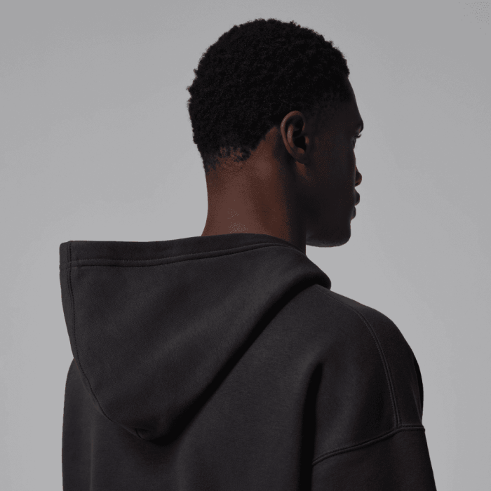 Sweat à capuche Jordan Brooklyn Fleece OG off noir/infrared 23
