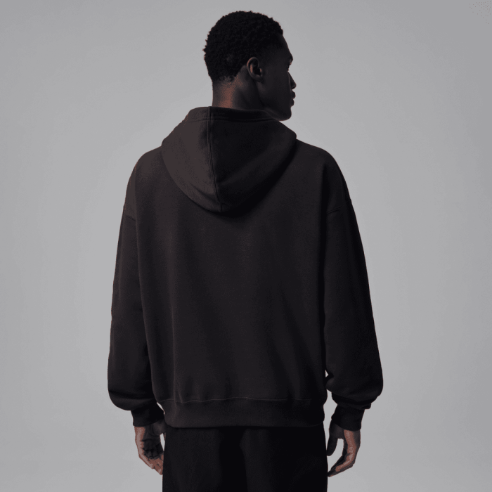 Sweat à capuche Jordan Brooklyn Fleece OG off noir/infrared 23