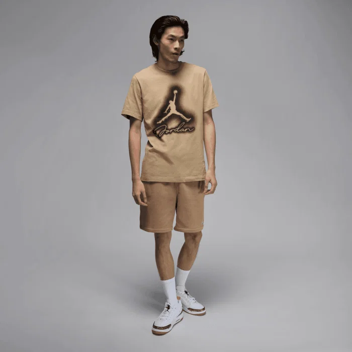 T-shirt Jordan Flight MVP Desert camo/black