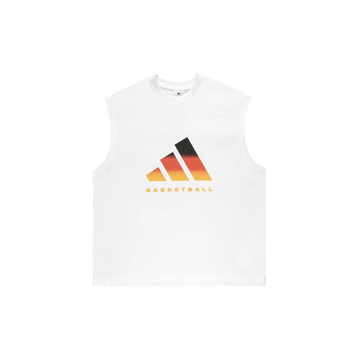T-shirt sans manches adidas DBB GFX SL Blanc