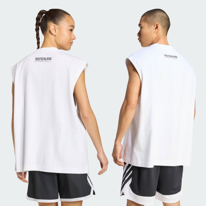 T-shirt adidas DBB GFX SL Blanc