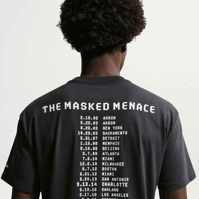 T-shirts Nike Lebron Masked Menace off noir
