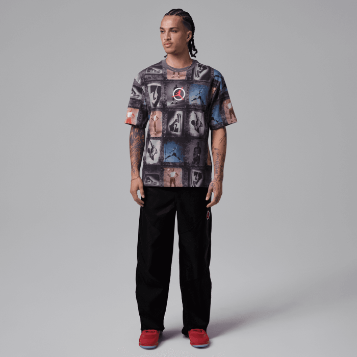 T-shirt Jordan Flight Club All Over Print sail