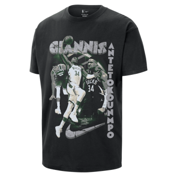 T-shirt NBA Giannis Antetokounmpo Milwaukee Bucks Nike Photo Tee black