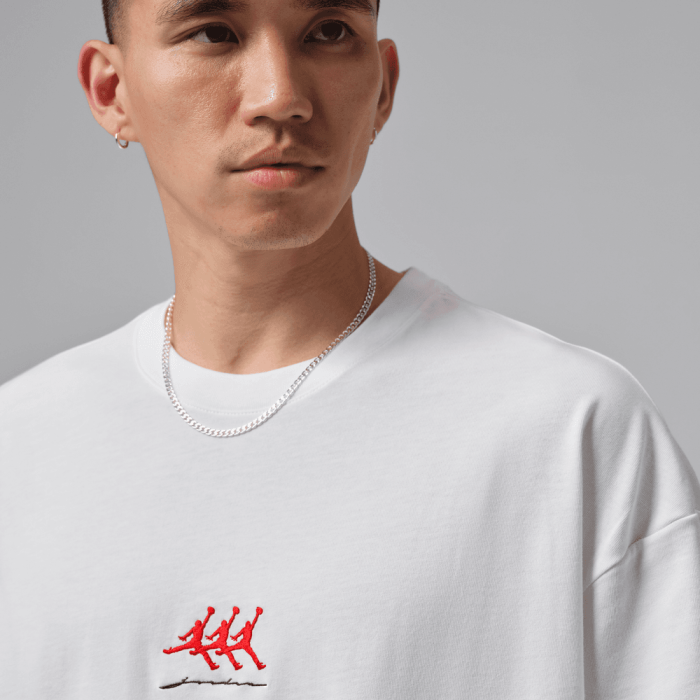 T-shirt Jordan Flight Oversized white