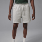 Color Gris du produit Short Jordan Brooklyn Fleece grey heather