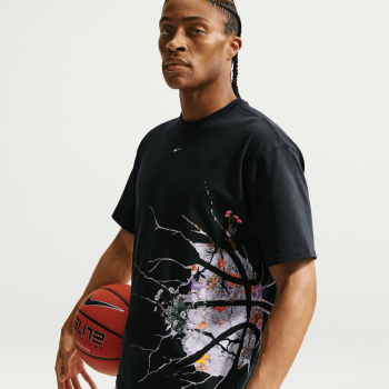 T-shirt Nike GFX Basketball Flowers black