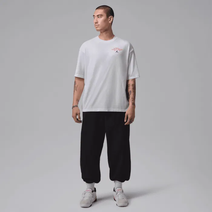 T-shirt Jordan Flight white pink