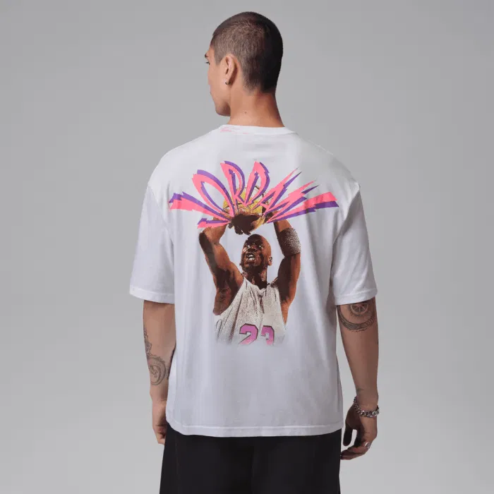 T-shirt Jordan Flight white pink