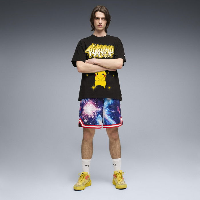 T-shirt Puma Hoops x Pokemon Pika black