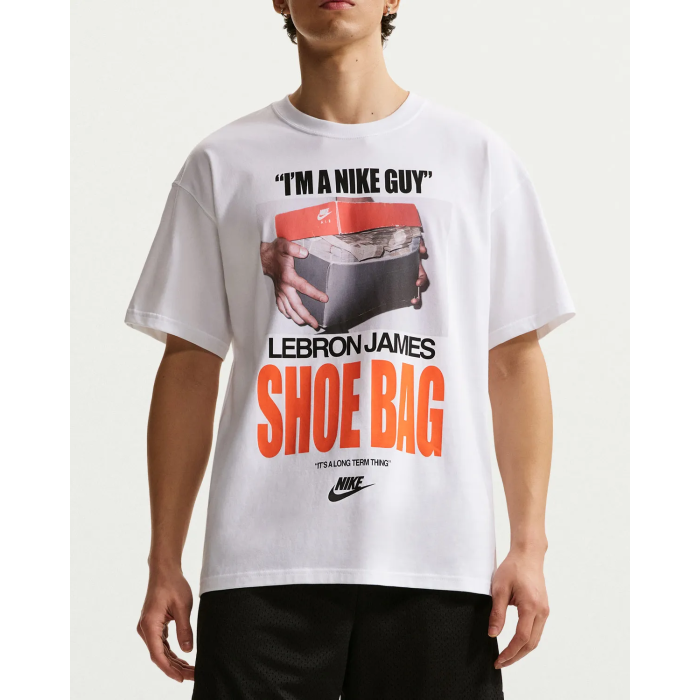 T-shirt Nike LeBron Shoe Bag white
