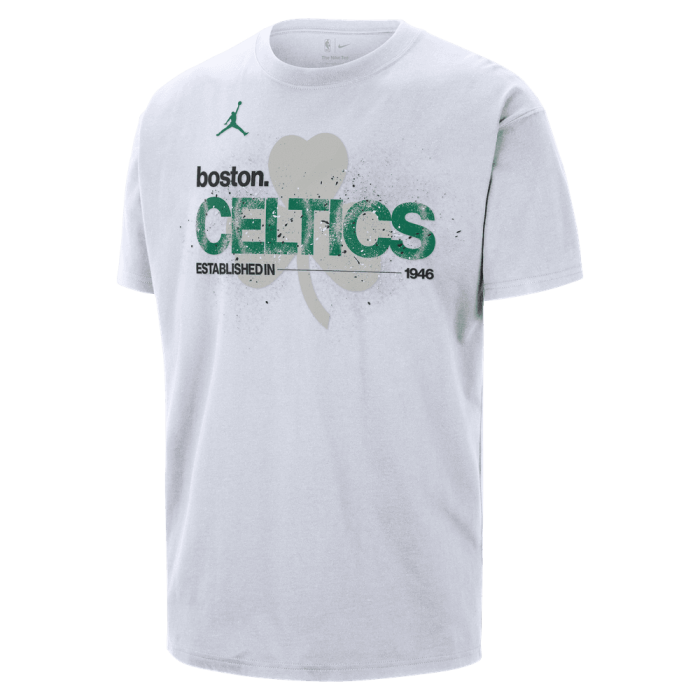 T-shirt Nike NBA Boston Celtics Courtside white