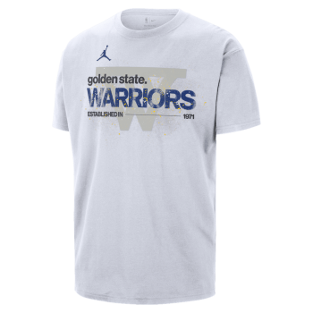 T-shirt Nike NBA Golden State Warriors Courtside white