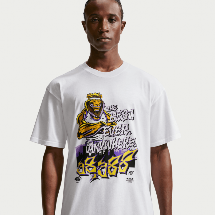 T-shirt Nike Le Bron For The Record white