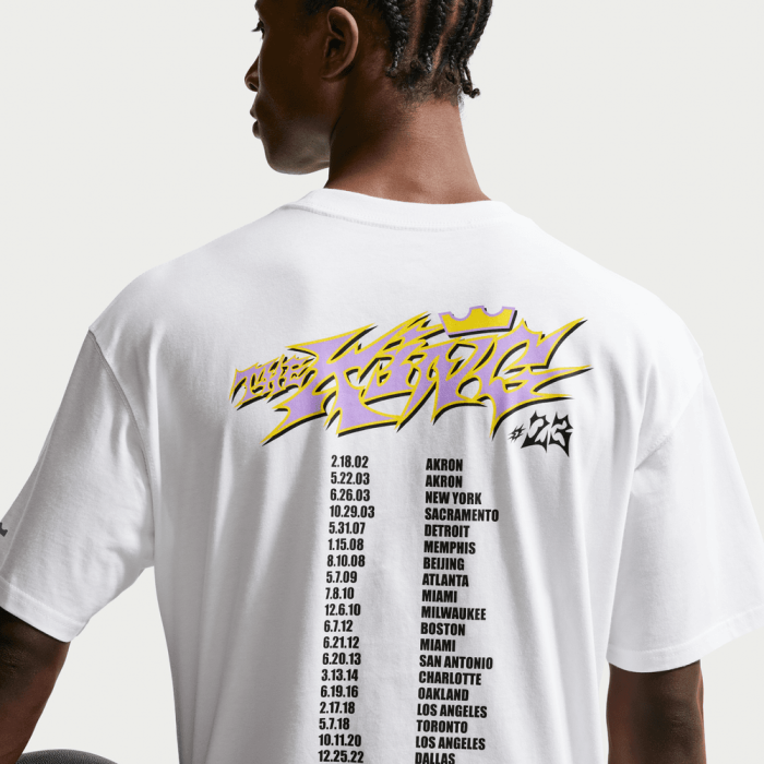 T-shirt Nike Le Bron For The Record white