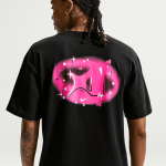 Color Noir du produit T-shirt Nike A'ja black pink