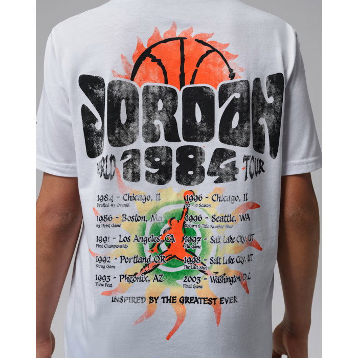 T-shirt Jordan JDB SPR Splash Paint Sill Enfant white