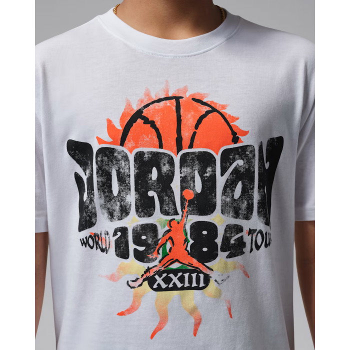 T-shirt Jordan JDB SPR Splash Paint Sill Enfant white