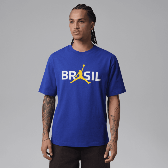 T-shirt Jordan 85 Brasil World Cup blue