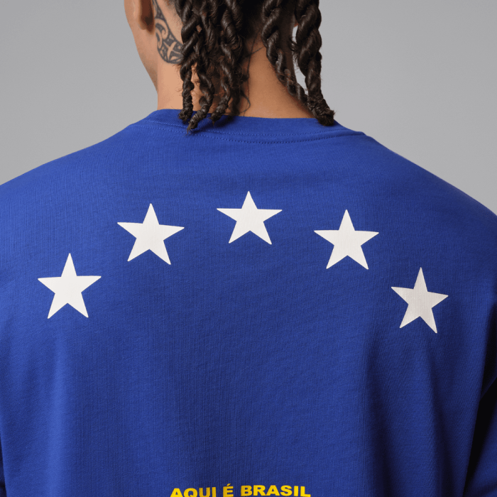 T-shirt Jordan 85 Brasil World Cup blue