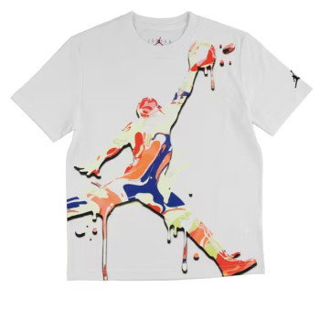T-shirt Jordan JDB SPR Splash Paint Sill Enfant white