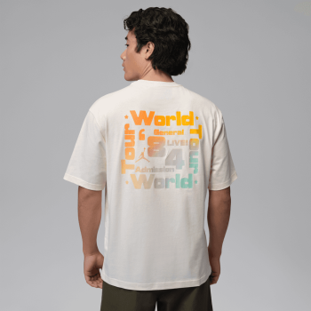 T-shirt Jordan Brooklyn World Tourpale ivory