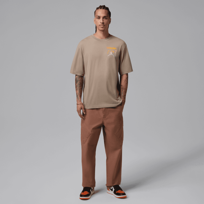 T-shirt Jordan Brooklyn World Tour khaki