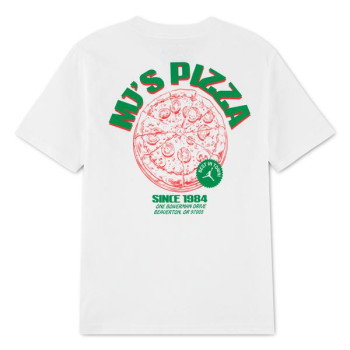 T-shirt Jordan JDB MJ Brand Pizza Enfant white