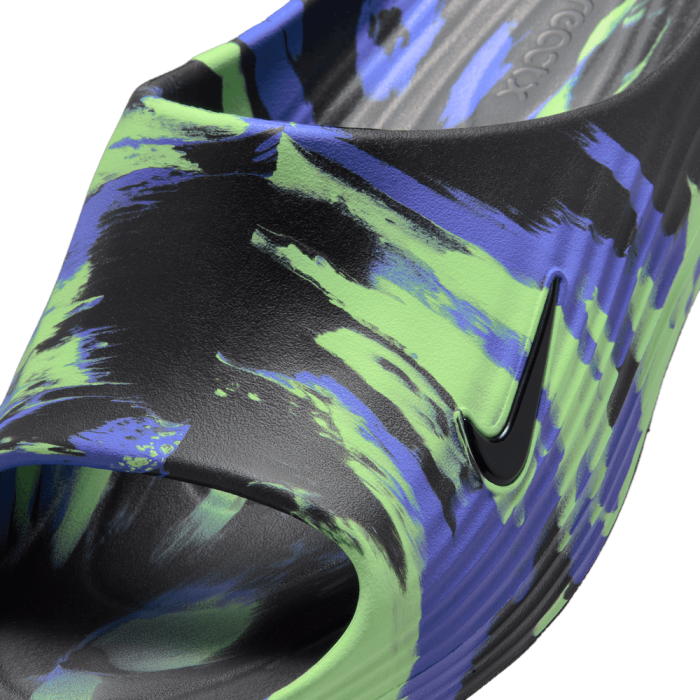 Claquettes Nike ReactX Rejuven8 SE black-lime blast-sapphire