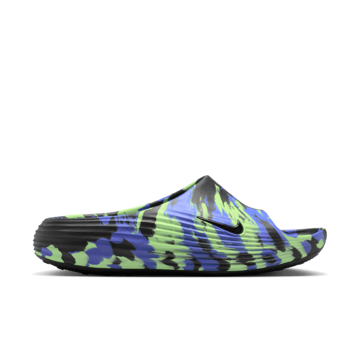Claquettes Nike ReactX Rejuven8 SE black-lime blast-sapphire