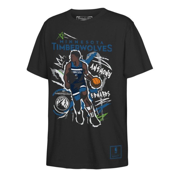 T-shirt enfant Anthony Edwards Minnesota Timberwolves Mitchell & Ness