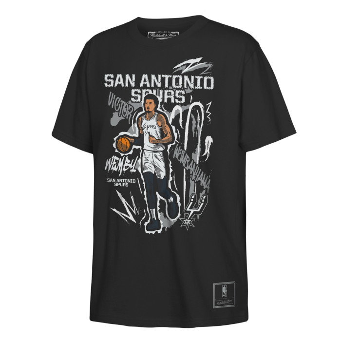 T-shirt NBA Enfant Victor Wembanyama San Antonio Spurs Mitchell & Ness