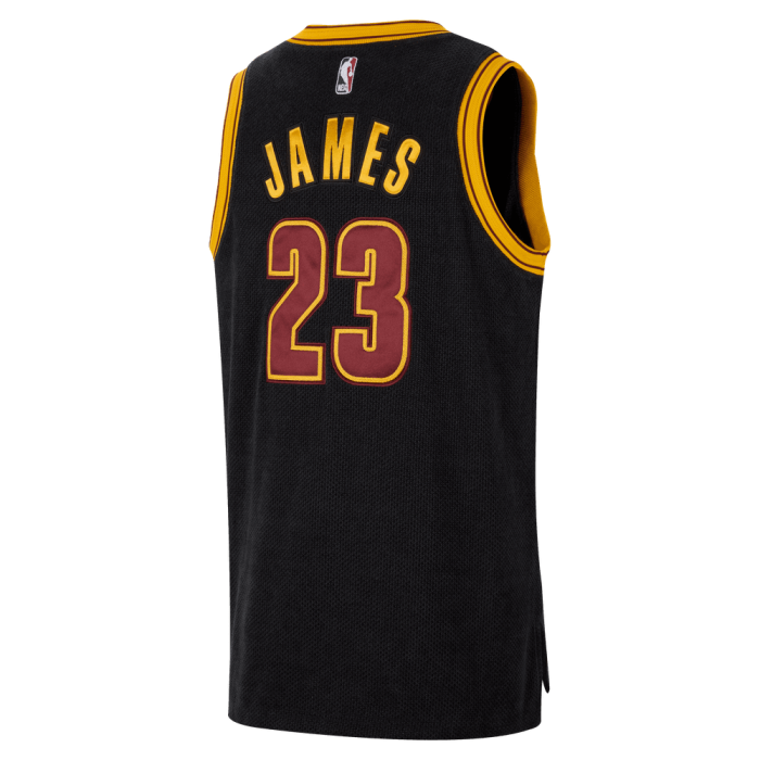 Maillot NBA LeBron James Cleveland Cavaliers Nike Reserve Edition black