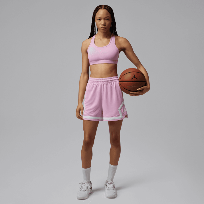 Short Jordan Sport Diamond 10 cm iced carrmine Femme